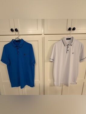 3 Men's Extracurricular Polo Shirts with Contrast Trim